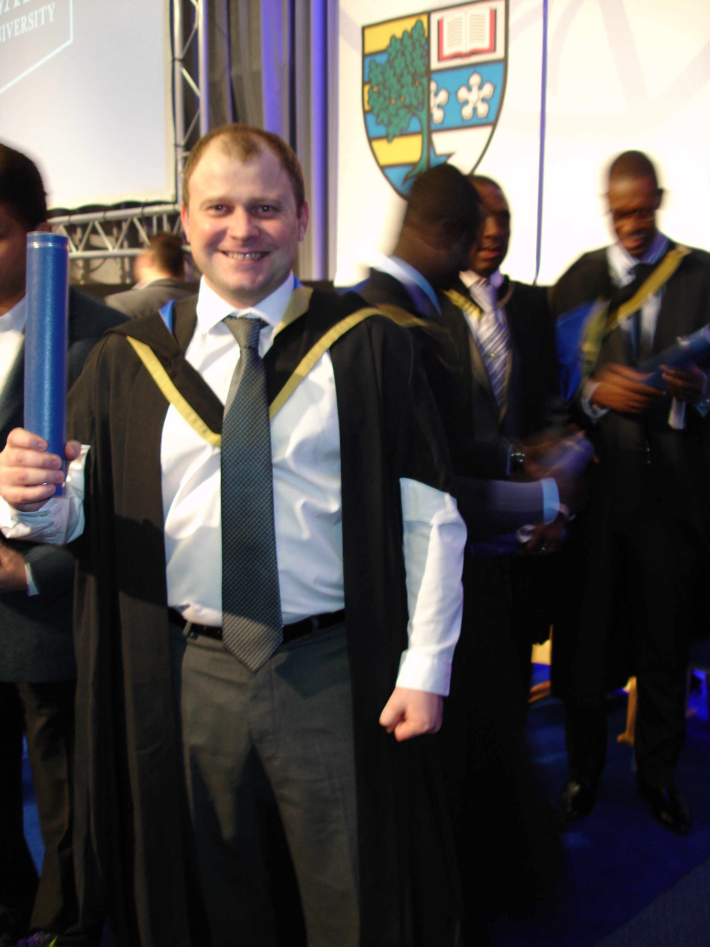 Graduation at Heriot-Watt University, 2010